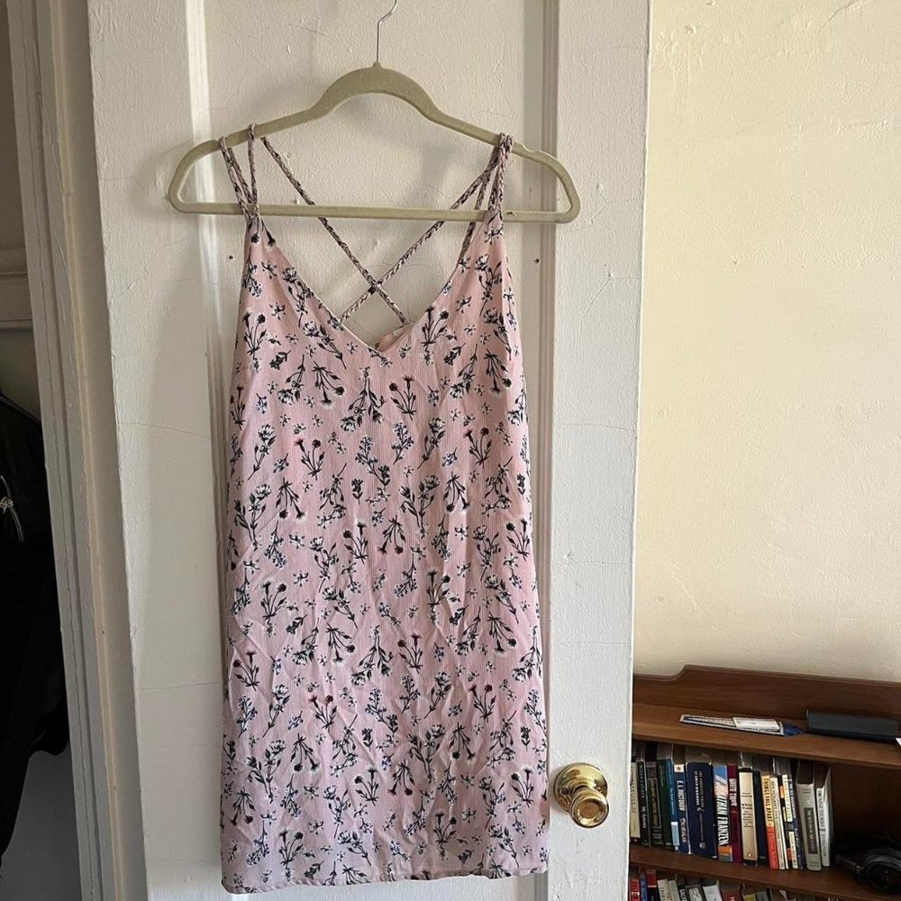 Sadie & Sage pink floral minidress